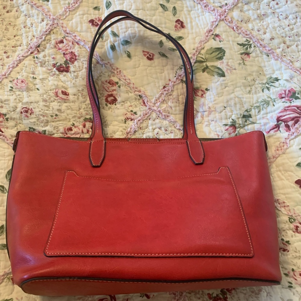 Red purse from Belk
